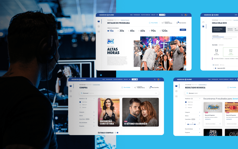 Globo Ads Experiencia de Compra Badaro UX UI Consultoria-badaro-ux-consultoria-ui-interface-design